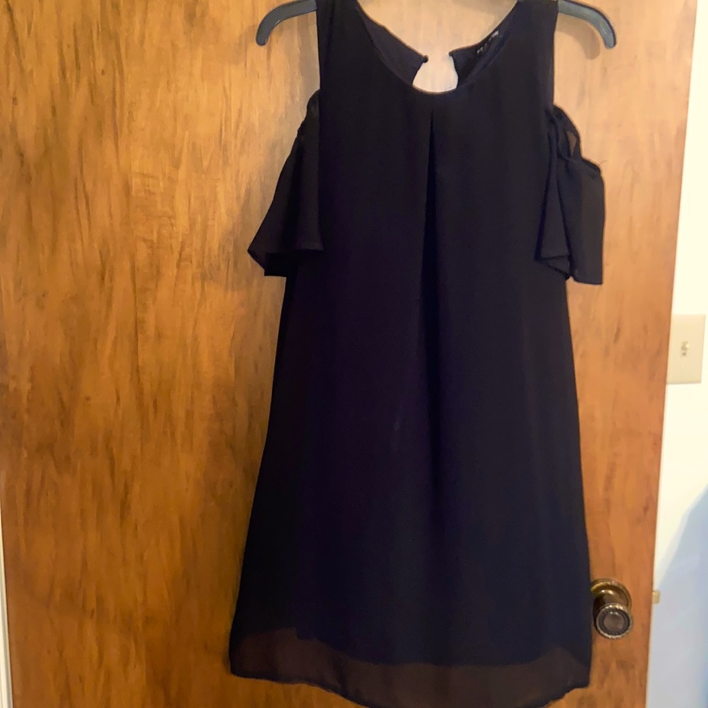 As U Wish Black midi dress in good condition